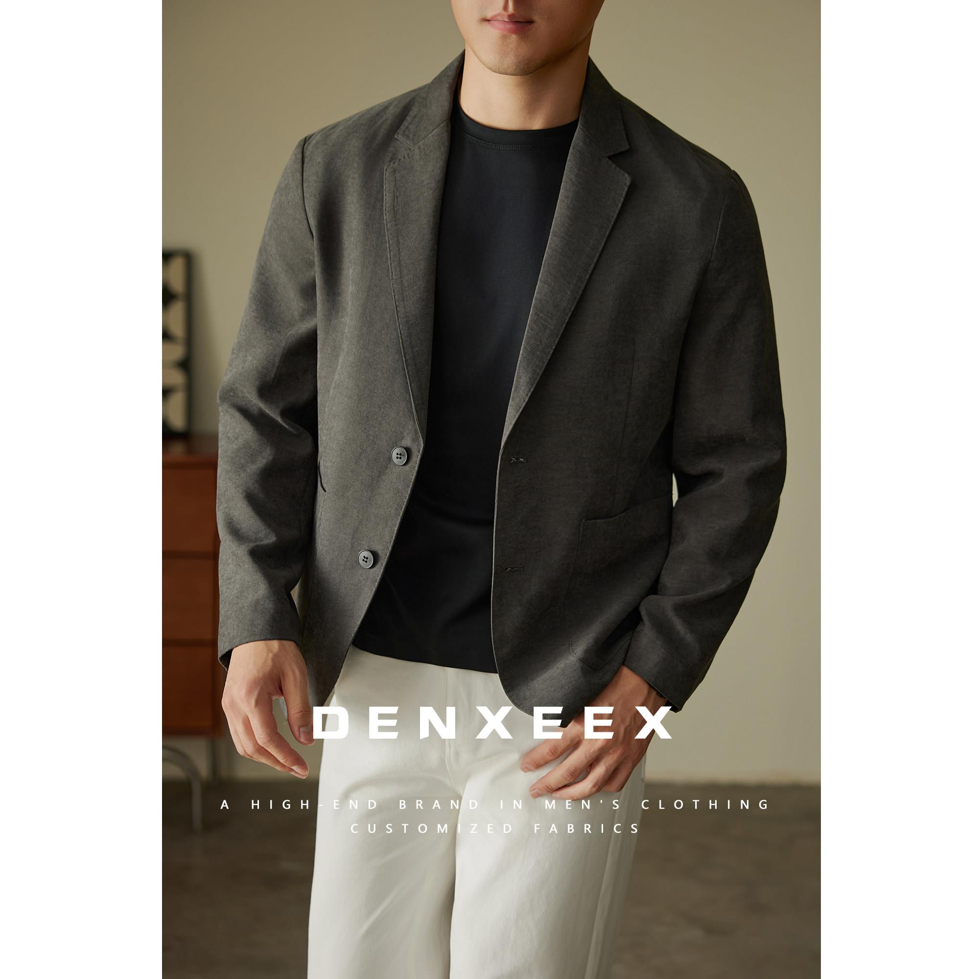 【意式绅士】DENXEEX新款通勤西装夹克男士商务休闲春秋西服外套