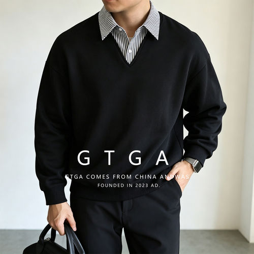 【重磅棉卫衣】GTGA假两件条