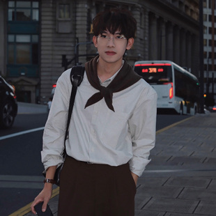 衬衫 Eli 男士 新疆棉复古知识份子牛津纺细条纹长袖 巴黎旧刊