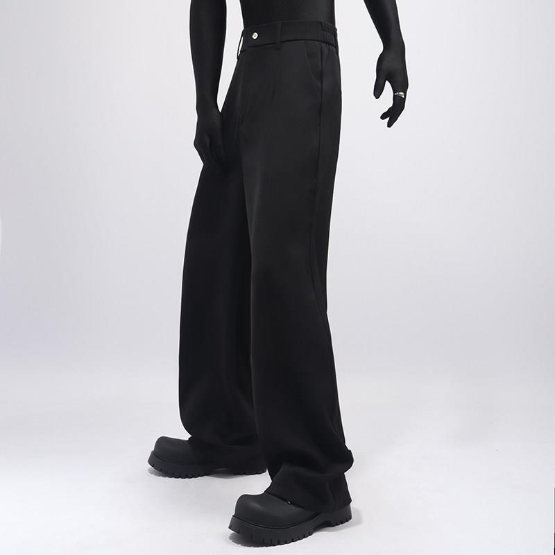 Black Clothes高级感痞帅西装裤男韩版宽松百搭休闲直筒阔腿西裤