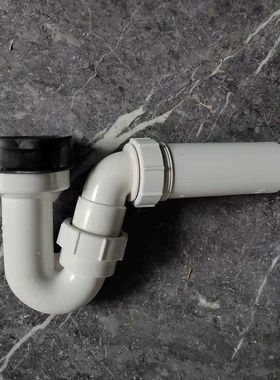 适配CPAN小便斗器后出水墙横排连接管排水污口S弯管卫浴配件