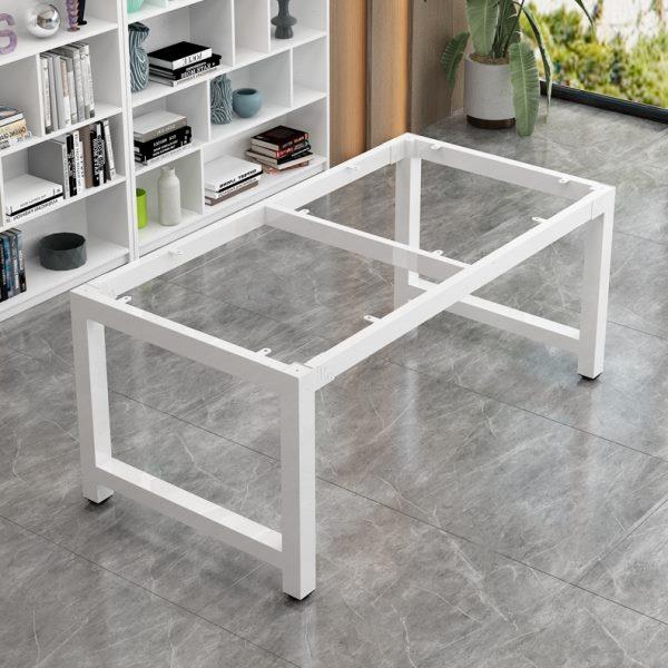 定制铁艺桌腿支架餐桌底座办公桌工作台书桌电脑桌脚架子金属桌架