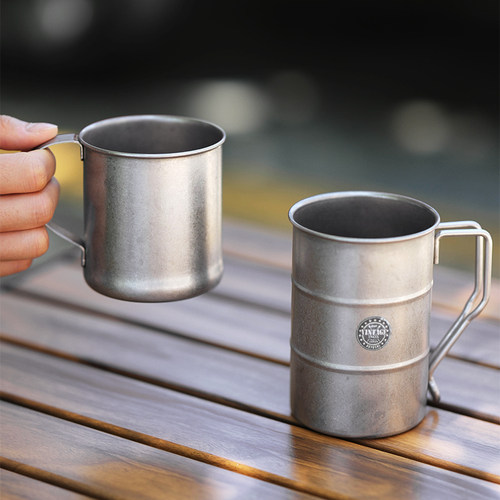 日本青芳制作所不锈钢复古咖啡杯