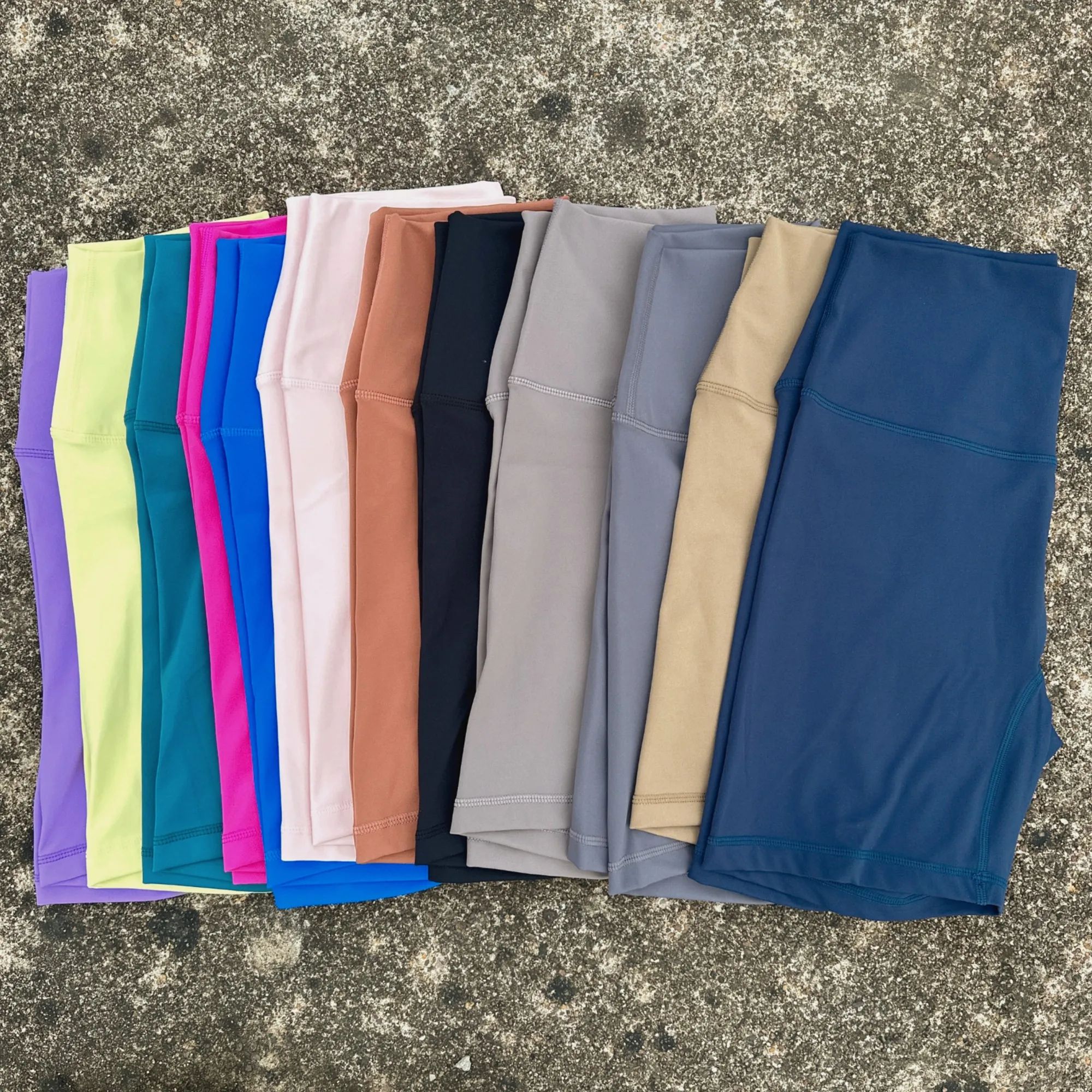 Solid Color Cycling Women Sport Yoga Short leggings Compress