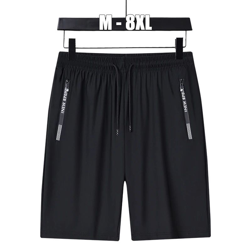 Summer Shorts Gym Fitness Men Plus Size Casual Shorts 6XL 7X