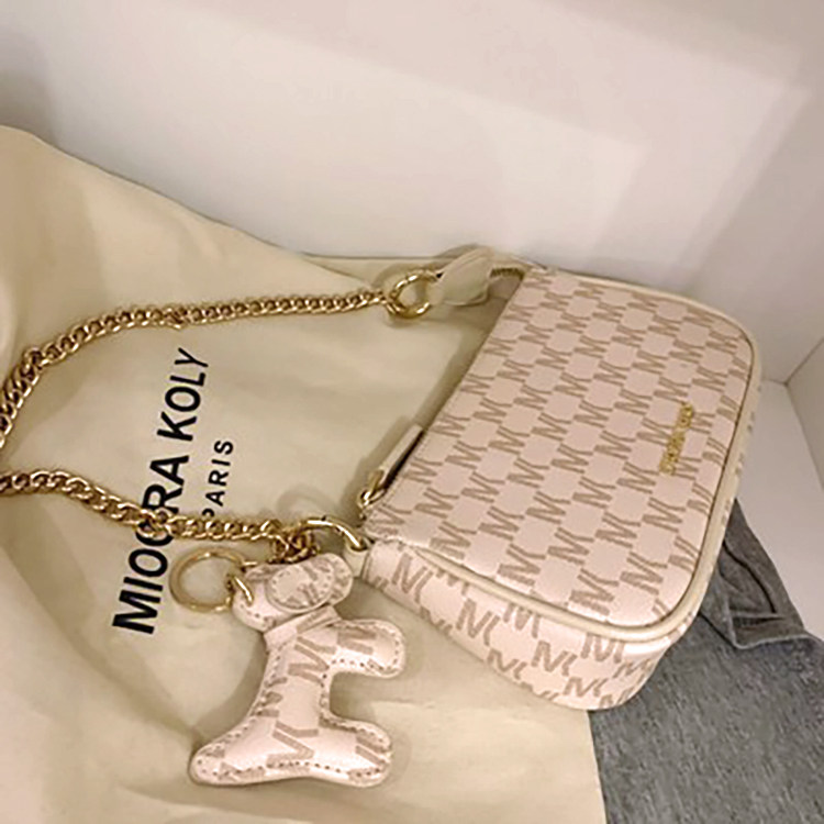 法国小mk麻将包包女惠淘南风女包2020新款潮腋下包链条单肩斜挎包