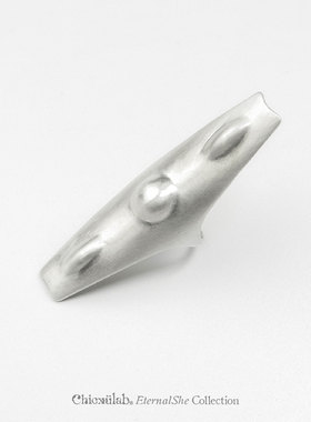 奇虚乐Chicxūlab 霜匣Sheath 素银长戒指