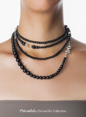 奇虚乐Chicxūlab 璇玑Mandala 黑檀手工串珠长项链/手链