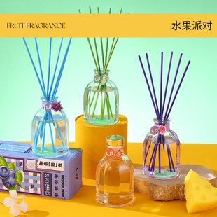 无火香薰水果味房间荔枝香氛卧室淡香家用室内持久留香香水女生