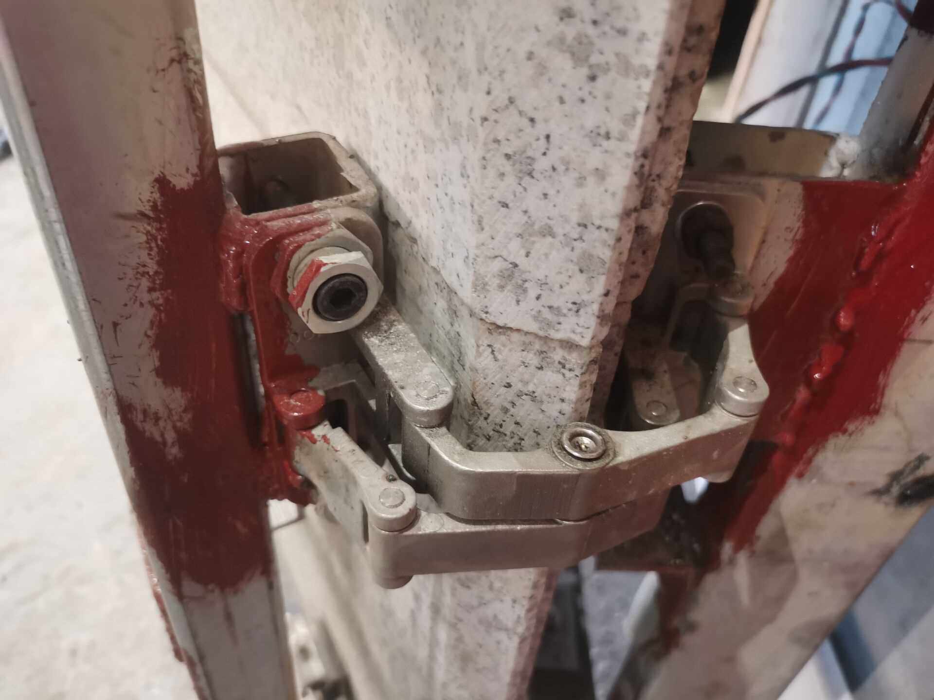 防火消防干挂石材门铰链管井门合页不锈钢门二维可调暗门隐形暗铰