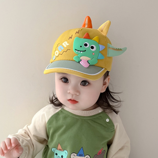宝宝帽子夏季 春秋遮阳帽婴幼儿防晒鸭舌儿童棒球帽女男宝宝太阳帽