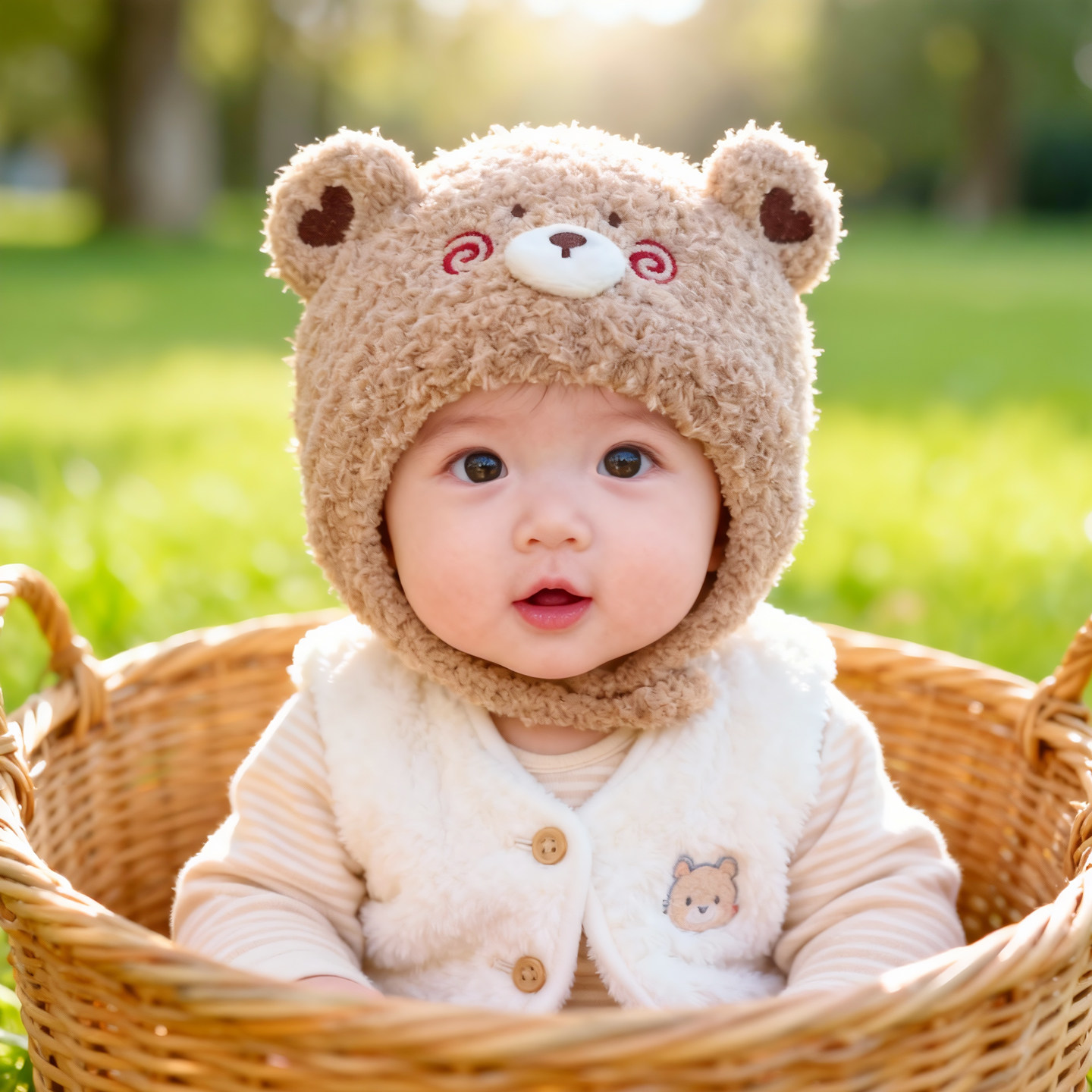 婴儿帽子秋冬季宝宝毛线帽洋气护耳帽保暖防风冬季儿童针织帽男童,童装/婴儿装/亲子装,帽子,淘宝优惠券,粉丝福利购,淘宝优惠卷