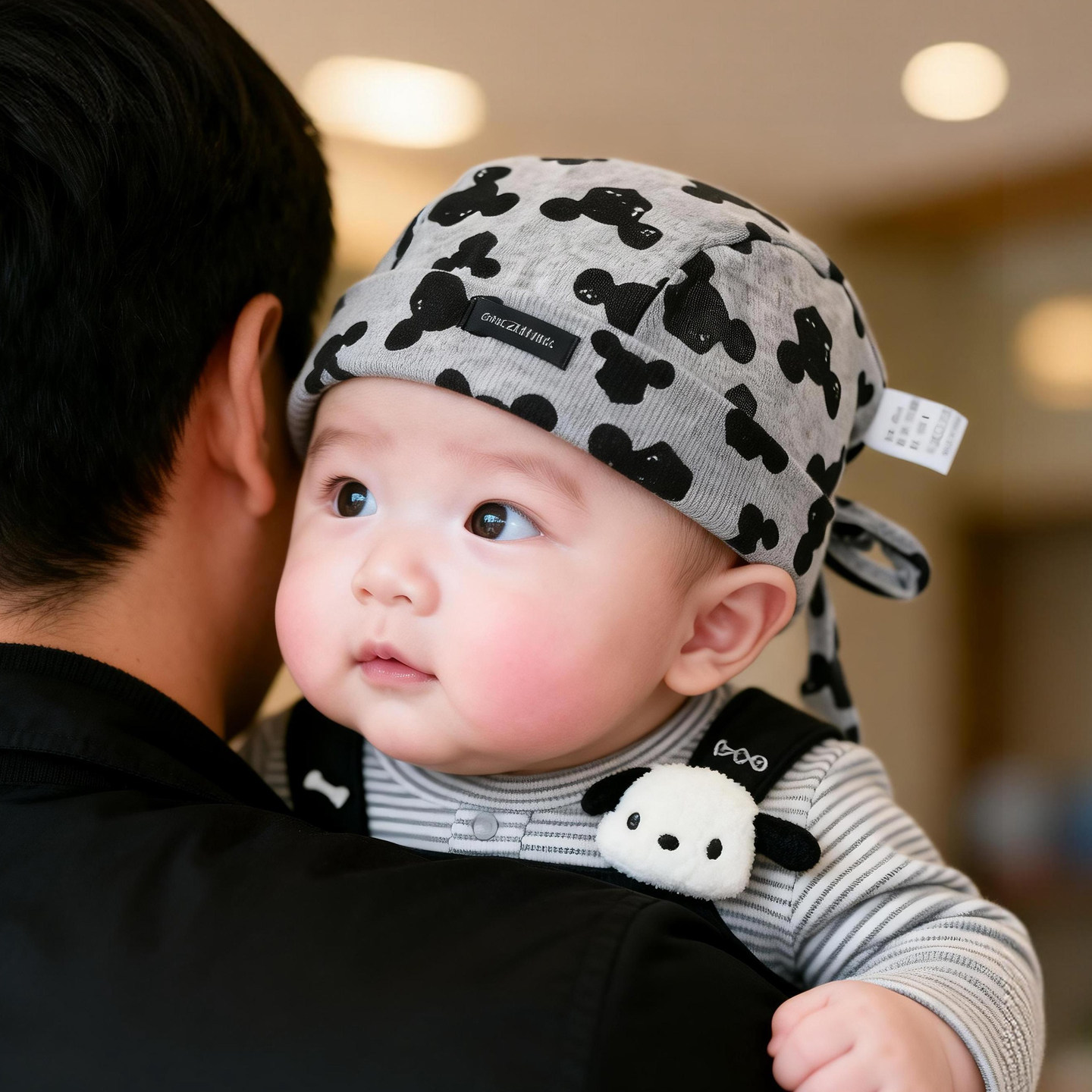 婴儿帽子春秋季宝宝男海盗帽婴幼儿地主帽儿童瓜皮帽男童秋冬外出