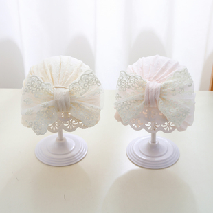 婴儿帽子春秋季薄款宝宝胎帽印度帽婴幼儿公主风护囟门帽夏季洋气