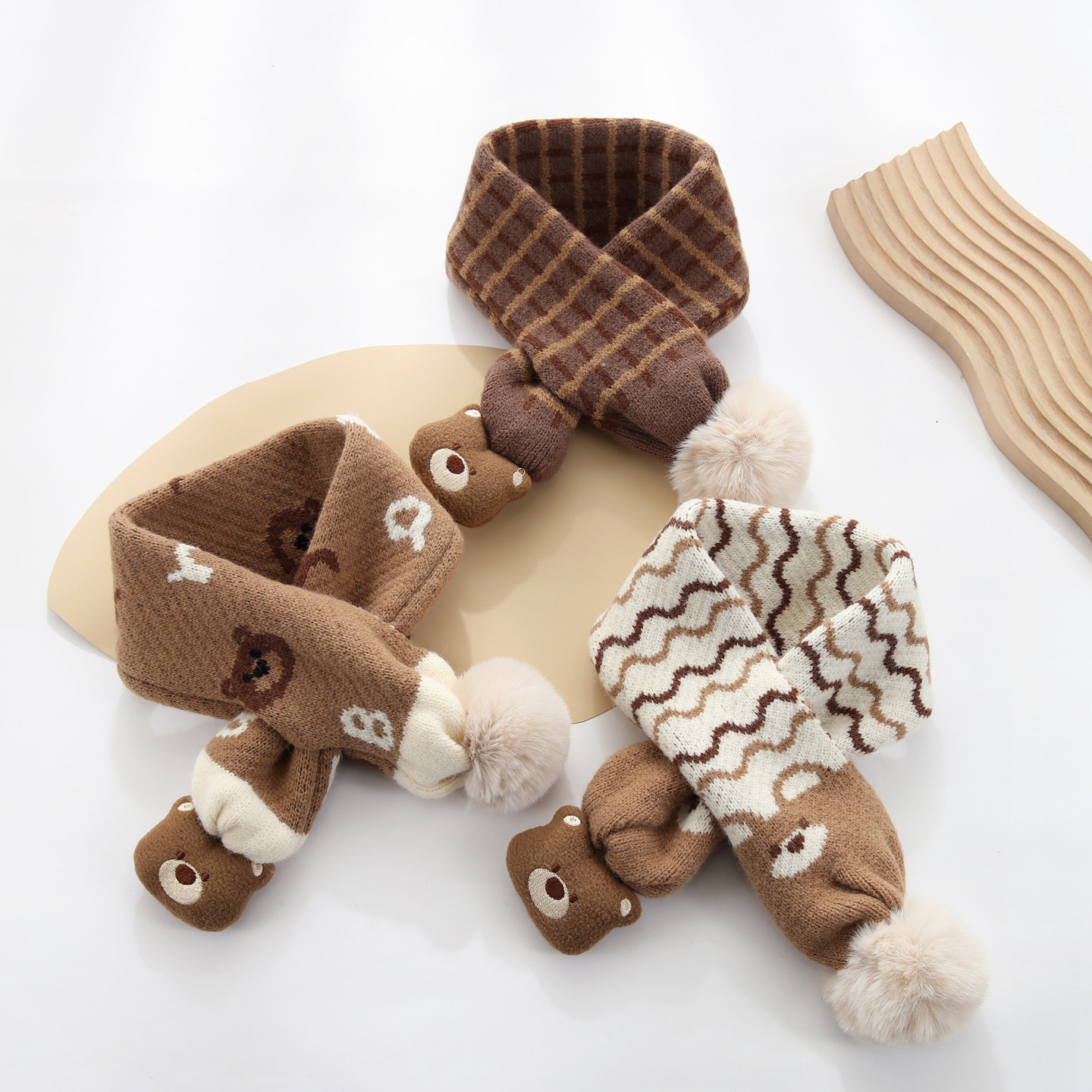 宝宝围巾秋冬季儿童围脖男童护颈脖套男孩冬保暖防风新款婴儿外出