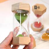 时间沙漏计时器儿童防摔5 30分钟半小时学习专用漏斗流沙摆件