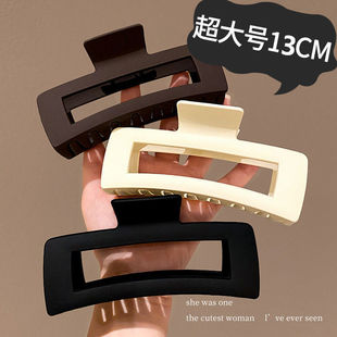 超大号抓夹13cm发夹女后脑勺鲨鱼夹发卡2026新款发量多盘头发夹子