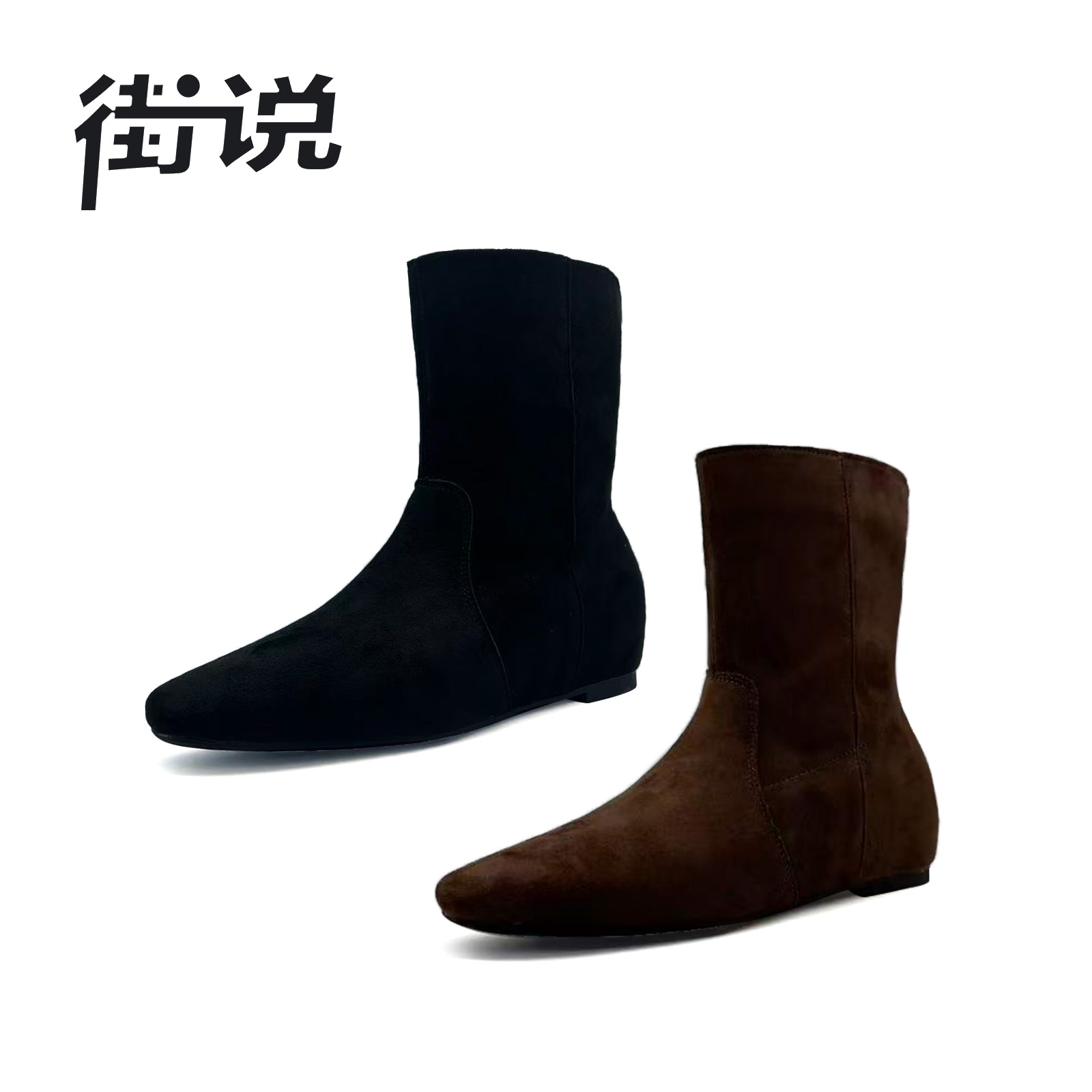 【晨曦Rachel】香港街说时尚女鞋靴子HL47991