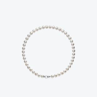 Meluxe美奈 锁骨链 pt950铂金品牌扣头akoya海水珍珠项链手链时尚