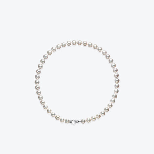 Meluxe美奈 pt950铂金品牌扣头akoya海水珍珠项链手链时尚锁骨链