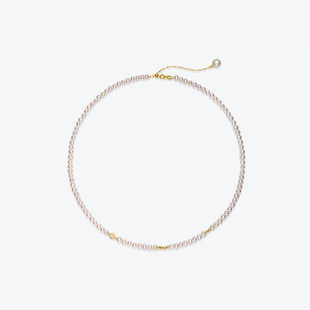 Meluxe美奈18K淡水baby珠项链手链套装天然正品女款珍珠颈饰