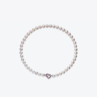 9mm葫芦扣头送女友礼物 8.5 Meluxe美奈 18k金akoya海水珍珠项链