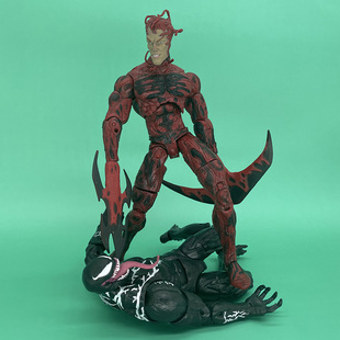 电影人偶模型拼装摆件神秘人仔玩偶关节可动毒液红色屠杀玩具手办