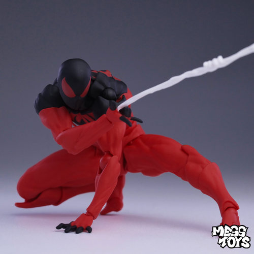 messtoys猩红邻居蜘蛛侠手办