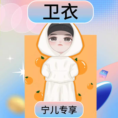 【宁儿粉丝专享】字母刺绣连帽卫衣L25926L404