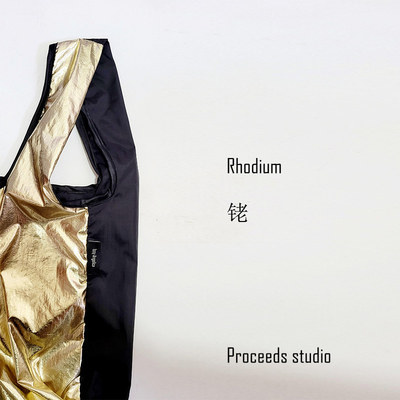 环保购物袋折叠便携单肩包女拼色ISSY ANGELICA超市手提baggu布袋