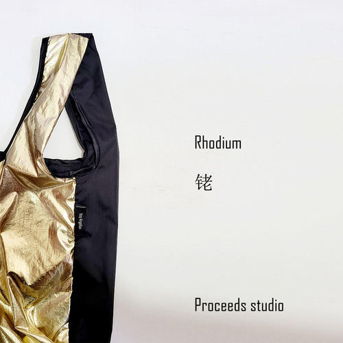 环保购物袋折叠便携单肩包女拼色ISSY ANGELICA超市手提baggu布袋