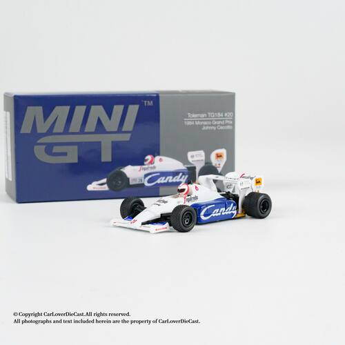 MINIGT[1193]F1托勒曼 #20 1984 摩纳哥1:64合金车模