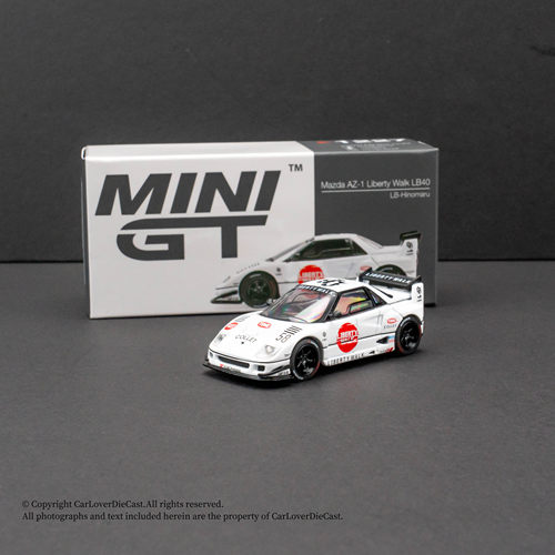 MINIGT [1227] 马自达AZ-1 LBWK LB40 白 1:64 合金车模