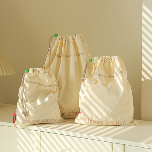 抽绳束口袋结实耐用可反复使用