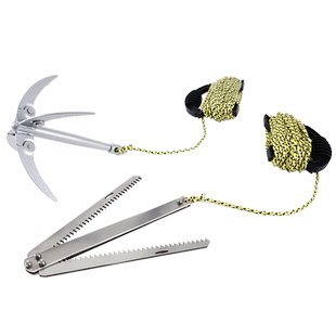 垂弦水草刀不锈钢钓鱼割草刀渔具垂钓配件钩除除草锚刀拉草器野钓