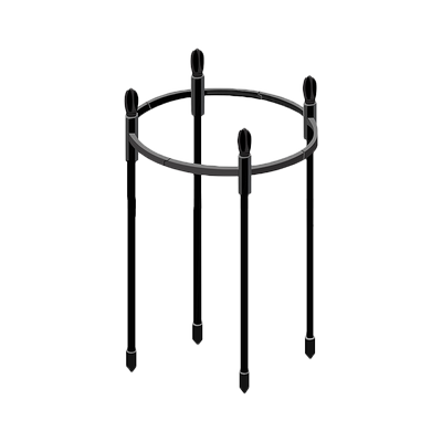 铁艺花架支撑杆花托支架矮植专用花架小型植物托架辅助爬藤架8mm