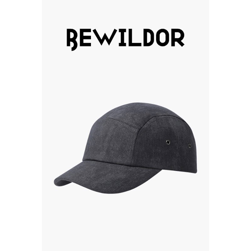 BEWILDER 韩版刺绣棒球帽男女四季弯檐鸭舌帽户外休闲遮阳帽