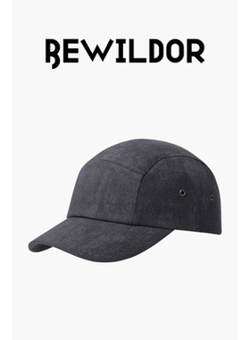 BEWILDER 韩版刺绣棒球帽男女四季弯檐鸭舌帽户外休闲遮阳帽