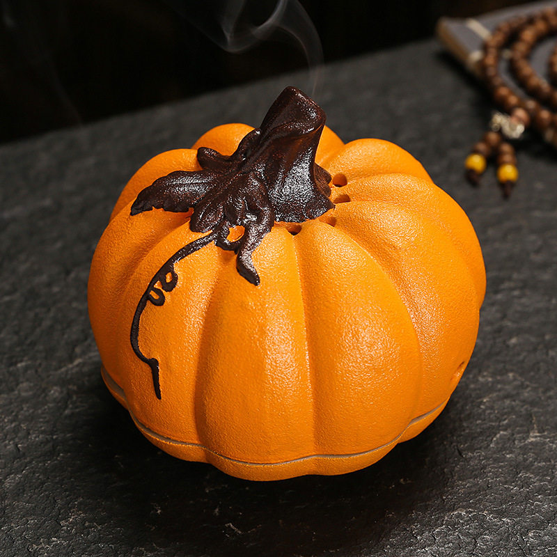 创意南瓜陶瓷盘香炉四小时盘香熏香炉趣味香薰Q版香炉室内香,节庆用品/礼品,创意/设计玩具,淘宝优惠券,粉丝福利购,淘宝优惠卷