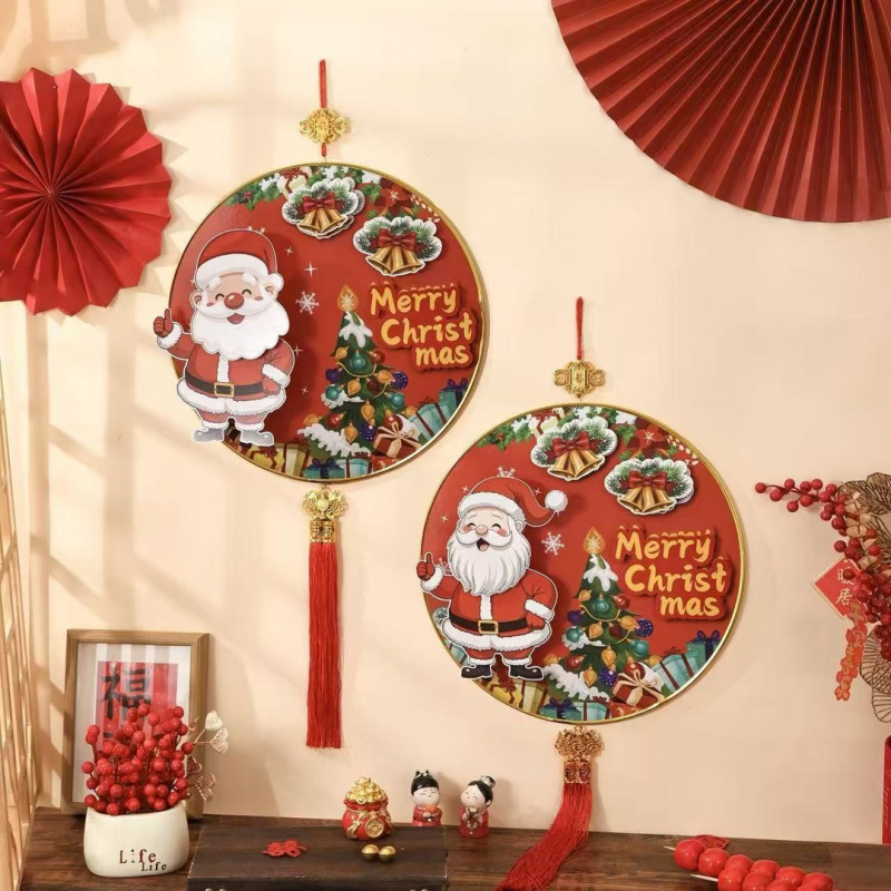 2026年新款摇头圣诞老人家居窗户