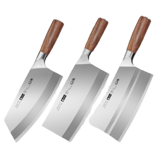 9cr18mov菜刀家用切菜刀厨师专用不锈钢超快锋利切肉刀砍骨刀商用