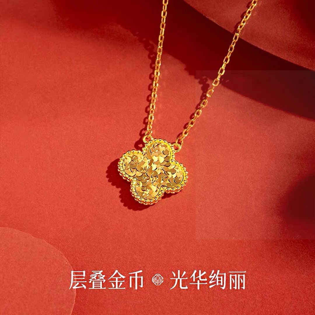 足银999.9碎冰冰项链女款高级轻奢百搭送女友老婆生日礼物