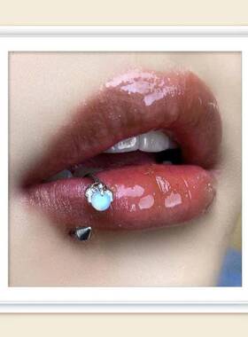钛合金唇环C马蹄辣妹朋克