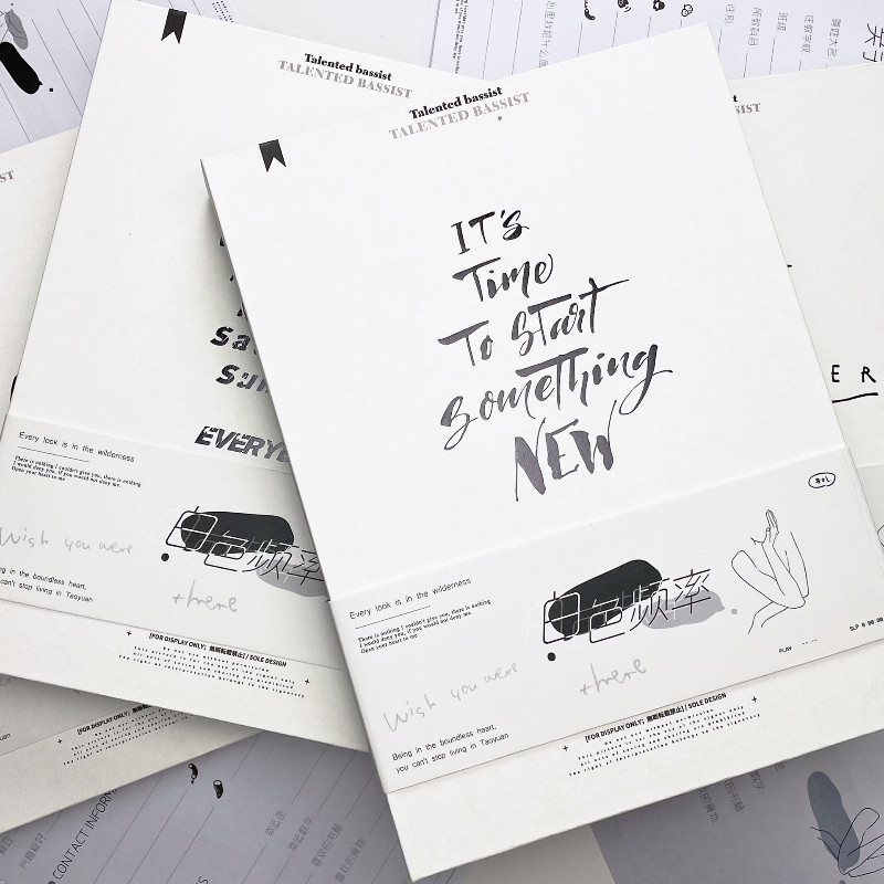 ins风简约高颜值高级感学生毕业纪念册初高中新款同学录