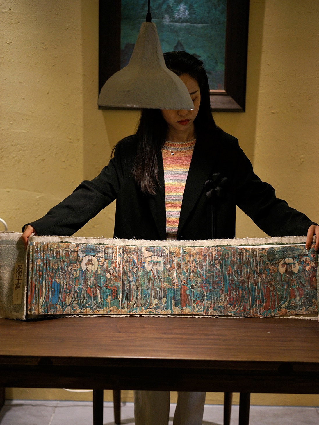 易传十翼复原龙鳞装文创礼物送人手工收藏非遗周易旋风装定做