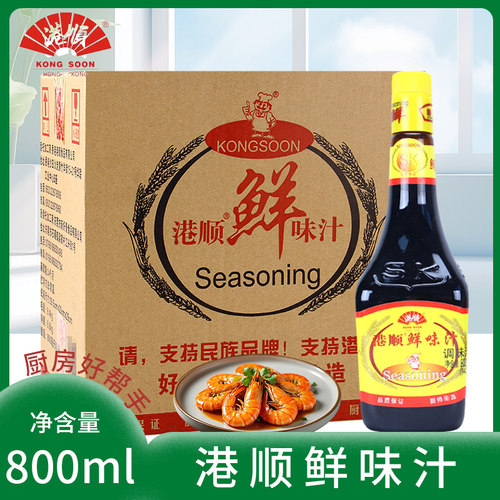 港顺鲜味汁800g*6瓶寿司