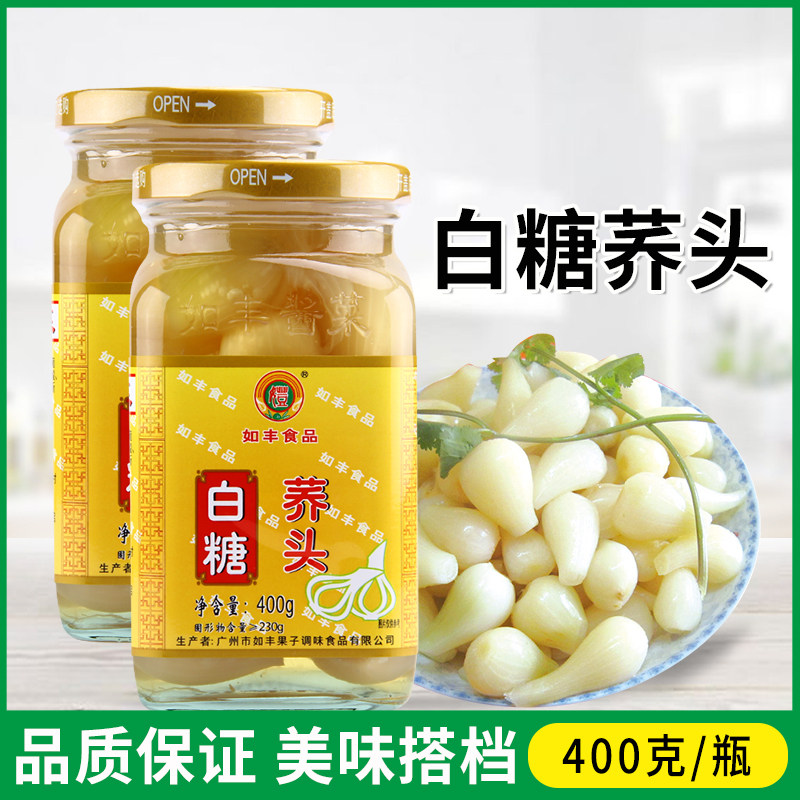 如丰白糖荞头400g/瓶超爽口图片