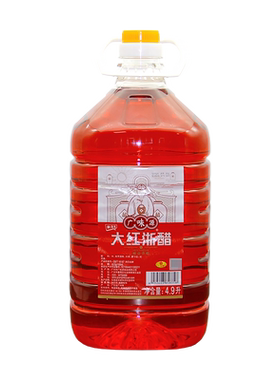 广味源大红浙醋4.9l点蘸腌制食用