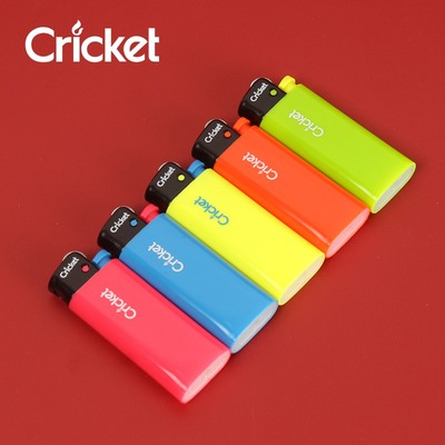 cricket草蜢正品创意一次性防爆家用滑轮短砂轮式迷你火石打火机