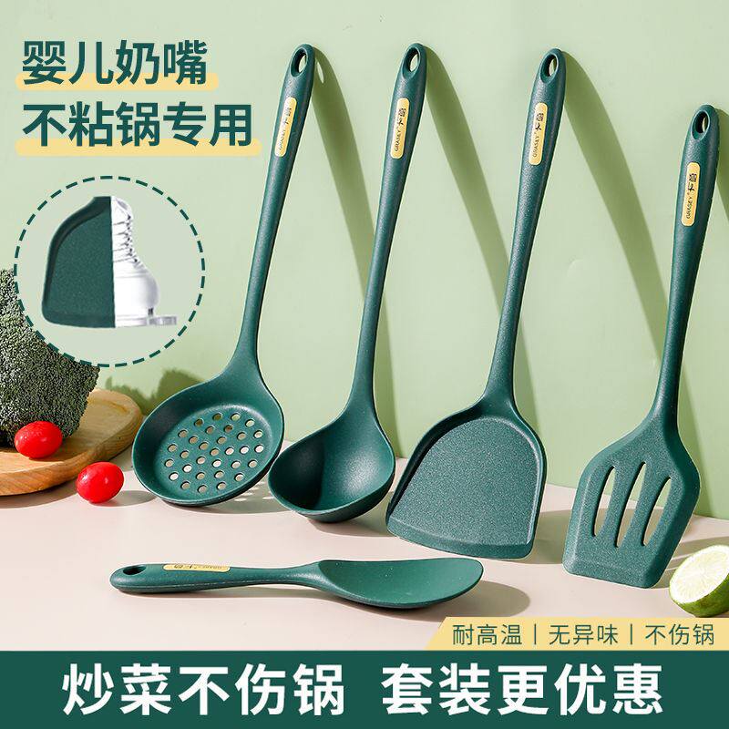 广意食品级硅胶铲子不粘锅专用锅铲家用炒菜铲子耐高温厨具套装b属于什么档次？